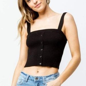 Square neck tank top